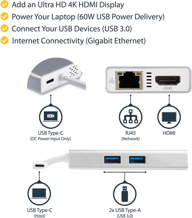 Actual product image StarTech Multiport (USB-C, 1 Ports)