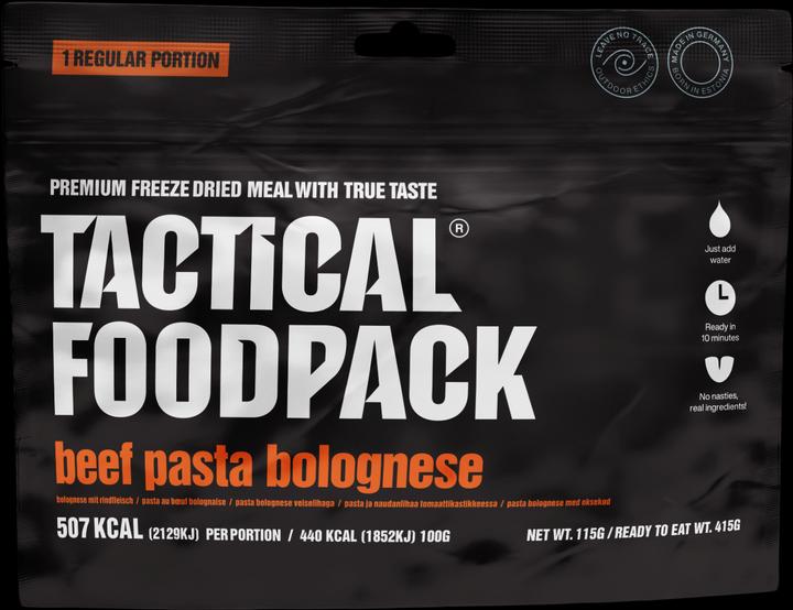 Tactical Foodpack Spaghetti bolognaise au boeuf (115 g)