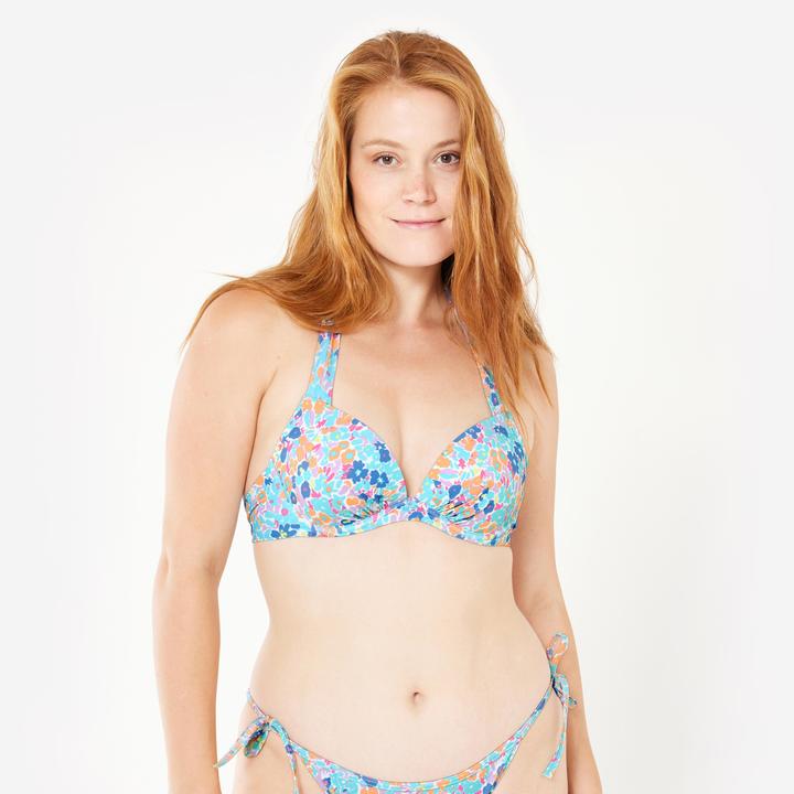Produktbild Olaian Bikini-Oberteil Surfen Damen Push-Up Elena Prairie mehrfarbig (80 E)