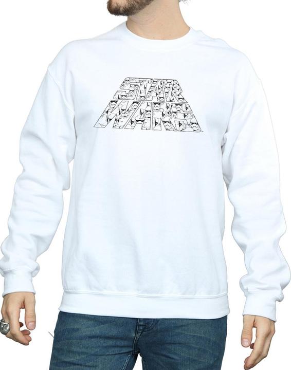 Immagine prodotto Star Wars The Rise Of Skywalker Trooper Filled Logo Felpa Uomo (XXL)