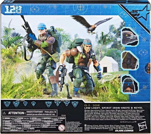 Produktbild Hasbro G.I. Joe Classified Series Actionfiguren Set Low-Light, Spirit Iron Knife & Niyol