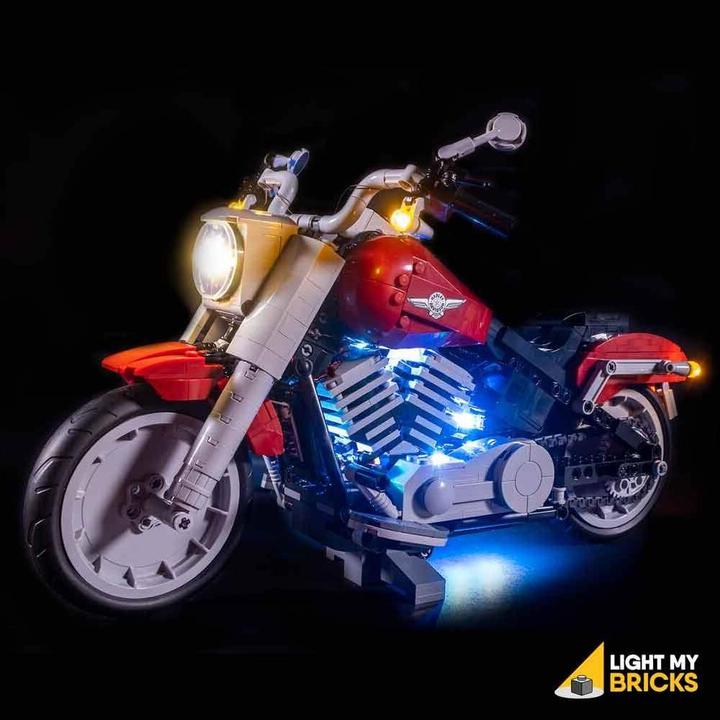 Produktbild Light my bricks LED Licht Set für LEGO Harley-Davidson Fat Boy