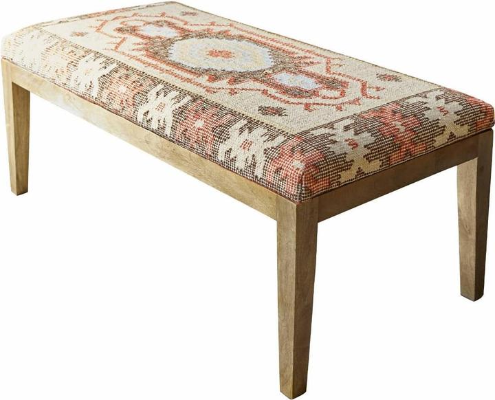 Image du produit Loberon Banc Kadiran marron/beige (122 cm)