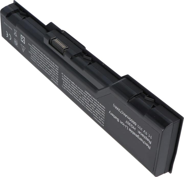 Actual product image Dell Battery XPS M1730, 312-0680, HG307, WG317 (6 Cells, 6600 mAh)