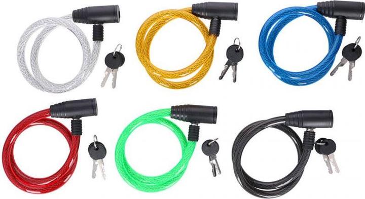 Actual product image Dunlop Cable lock 12x650mm (assorted) (6.50 cm)