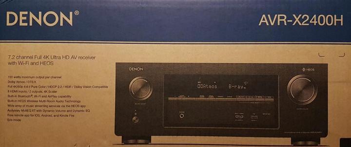 Image du produit Denon Avr-X2400h (7.2 canaux, FM)