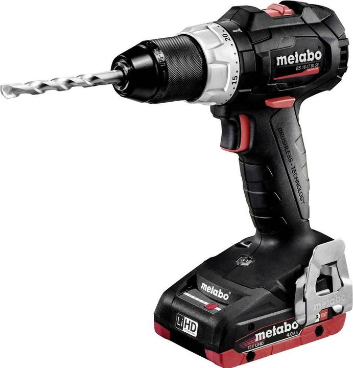 Metabo 18V cordless drill driver BS 18 LT BL SE (Rechargeable battery operated)