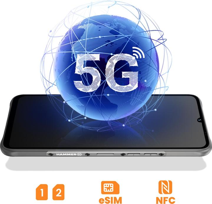 Produktbild Myphone Blade Va 5G (128 GB, Schwarz, 6.56", 50 Mpx, 5G)