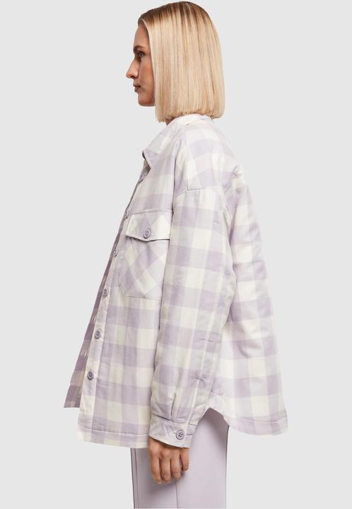 Actual product image Urban Classics Ladies Flannel Padded Overshirt - 10962 (M)