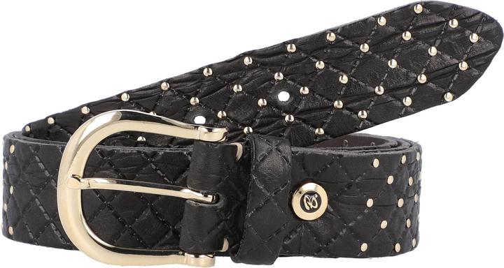 B.Belt Lina Gold Nietengürtel Leder (75)