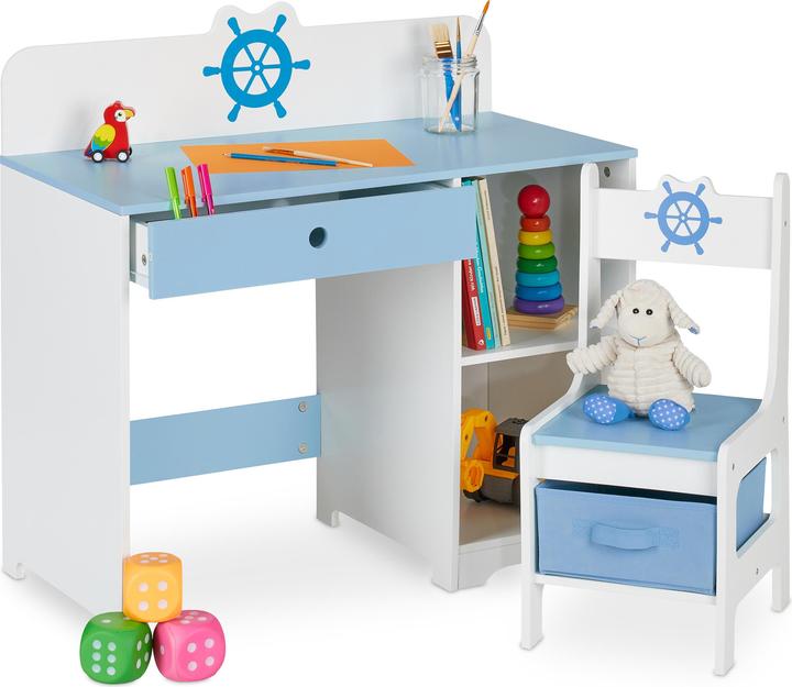Produktbild Relaxdays Kinderschreibtisch (80 x 40 x 79.5 cm)