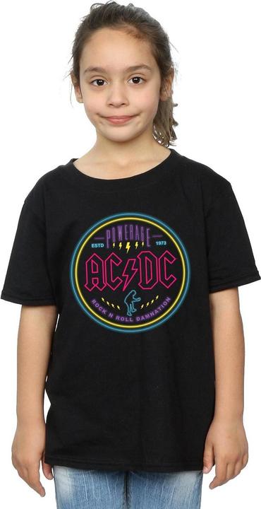 Image du produit AC/DC T-Shirt coton néon Circle pour fille (116)