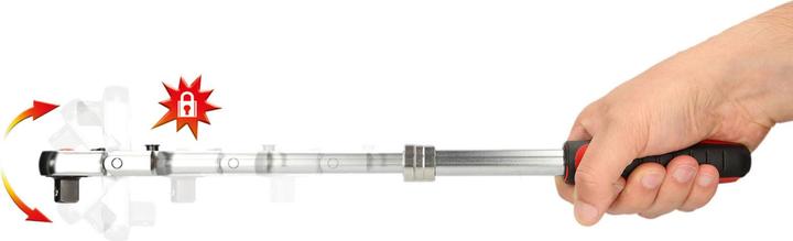 Produktbild KS Tools 1/2 SlimPOWER Teleskop-Gelenk-Umschaltknarre, 72Zahn (1/2")