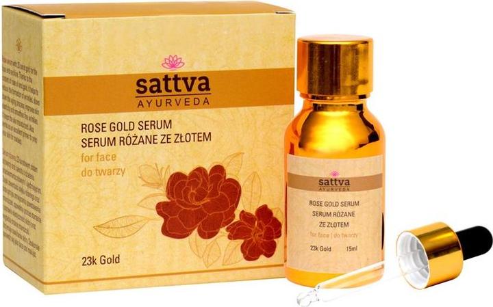 Produktbild Sattva Ayurveda Rose Gold Rose Serum With Gold For Face 15Ml (15 ml)