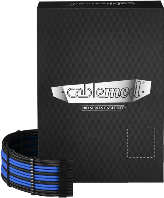 Produktbild CableMod RT-Series Pro ModMesh 12VHPWR Dual Cable Kit für ASUS/Seasonic - schwarz/blau