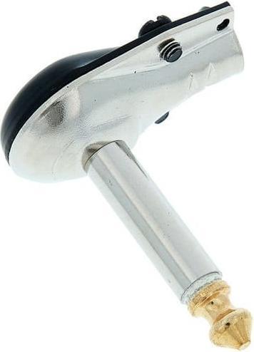 Produktbild Hicon HI-J63MA05 Klinken-Steckverbinder 6.35 mm Stecker gewinkelt Polzahl 2 Schwarz 1 St.