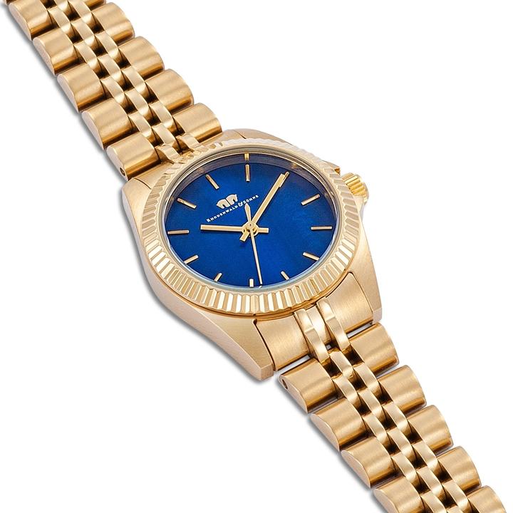 Immagine prodotto Orologio al quarzo da donna Cassina in acciaio inox oro giallo - 26547 (Orologio da polso analogico, 27.50 mm)