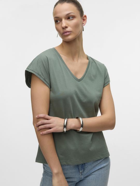 Image du produit Vero Moda Vmluna Ss V-Neck Tee Jrs Noos (S)