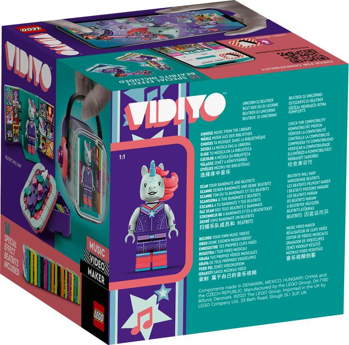 Produktbild LEGO Unicorn DJ BeatBox (43106, LEGO Vidiyo)