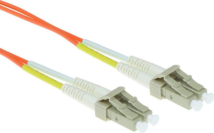 Produktbild 1 meter LSZH Multimode 62.5/125 OM1 fiber patch cable duplex with LC connectors (1 m)