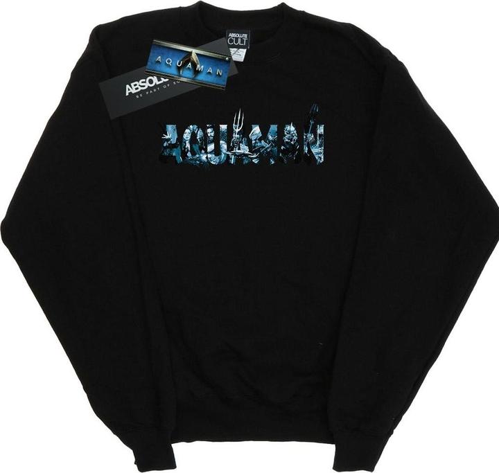 Aquaman Text Logo Sweatshirt (XXL)