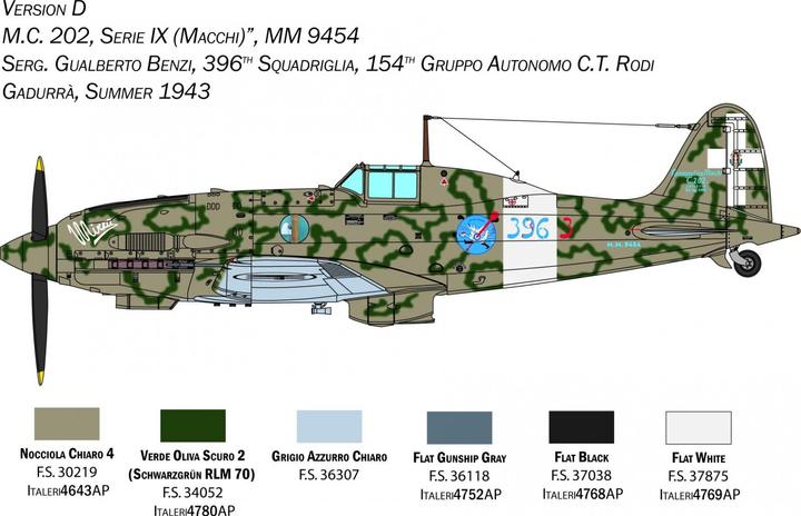 Actual product image 1:32 Macchi MC. 202