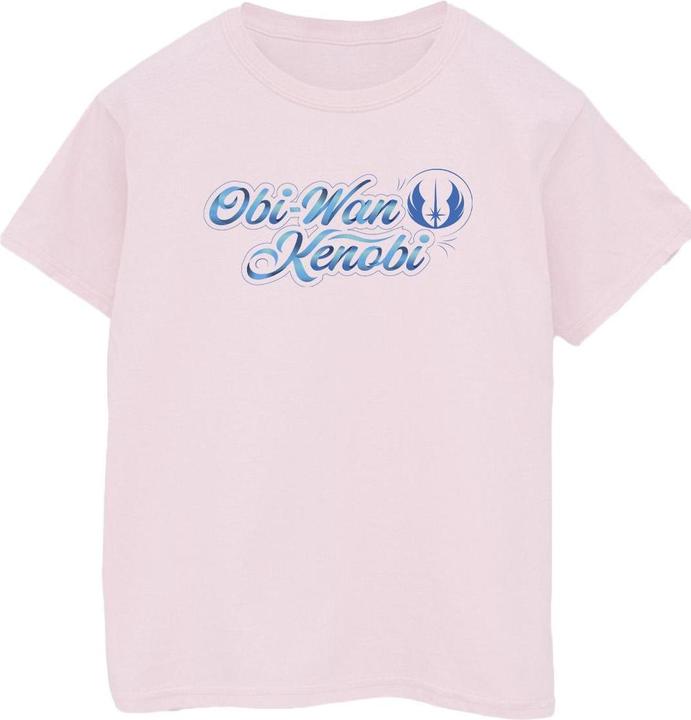 Immagine prodotto Star Wars Obi-Wan Kenobi Ribbon Font Maglietta Uomo (L)