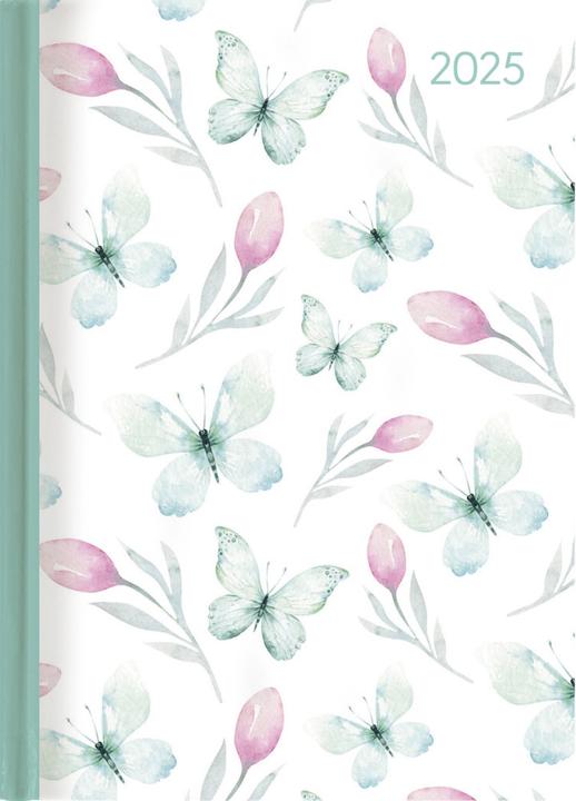 Image du produit Alpha Edition Ladytimer Butterfly 2025 Calendrier de poche, 10,7x15,2cm, calendrier de 192 pages (10 x 15 cm, Allemand)
