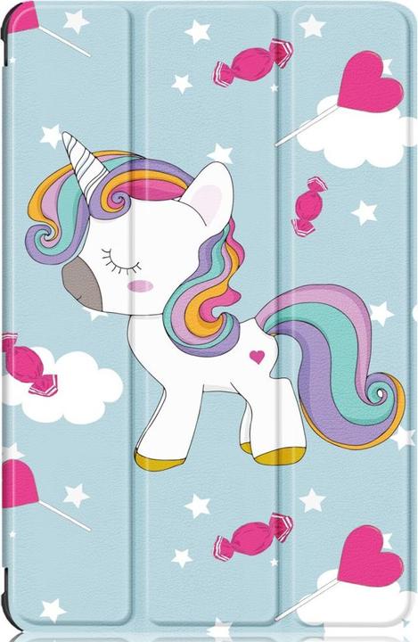 Actual product image Cover-Discount Galaxy Tab A8 10.5 - Tri-fold Smart Case Unicorn (Galaxy Tab A8)