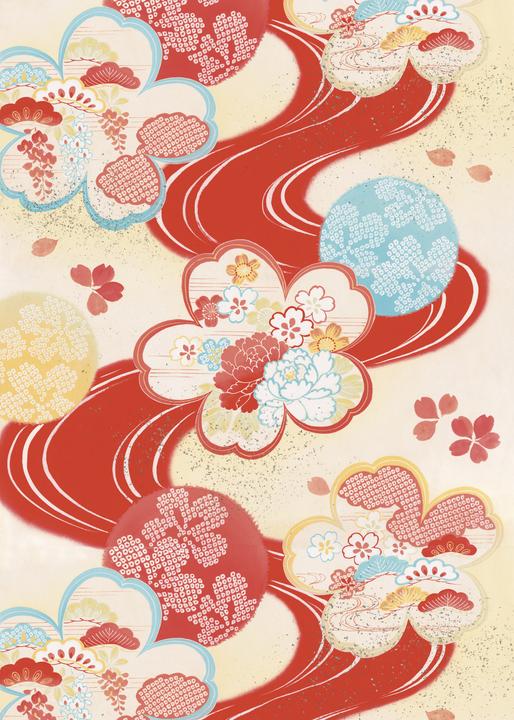 Produktbild Gift & Creative Paper KIMONO (Geschenkpapier, 16 x)