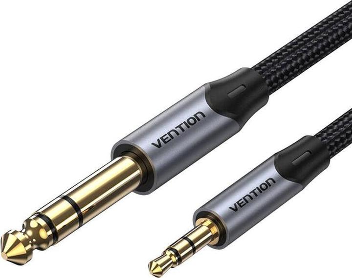 Immagine prodotto Vention Cavo audio da 3,5 mm TRS maschio a 6,35 mm maschio da 1 m BAUHF Grigio (1 m)