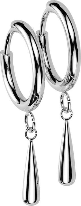 Image du produit Star Piercing Ohrring silber Anhänger Tropfen (Titane G23, sans laiton)