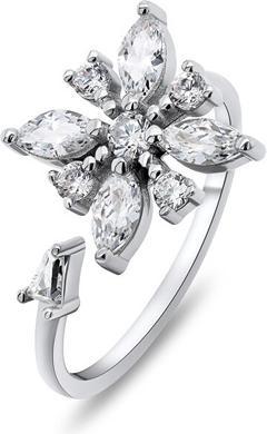 Actual product image Brilio Silver - Fitting silver ring with topaz Mystic Stone SR06080A - Circuit: 56 mm (56)