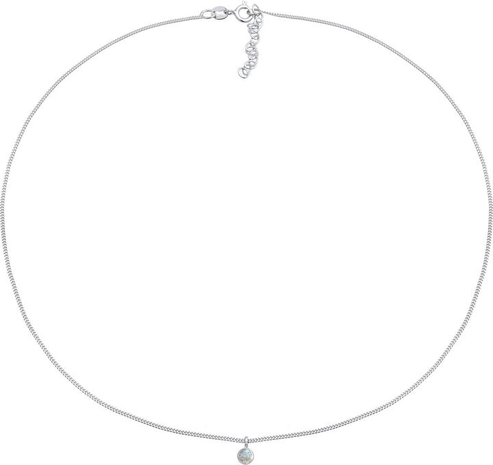 Image du produit Elli Choker, collier de pierres précieuses (Labradorite, Argent sterling 925, 36 cm)