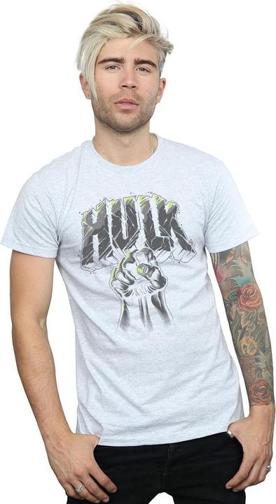 Actual product image Mens Hulk Punch Logo T-Shirt (3XL)