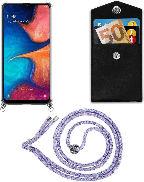 Produktbild Cadorabo TPU Handy Kette SILBER Cover
