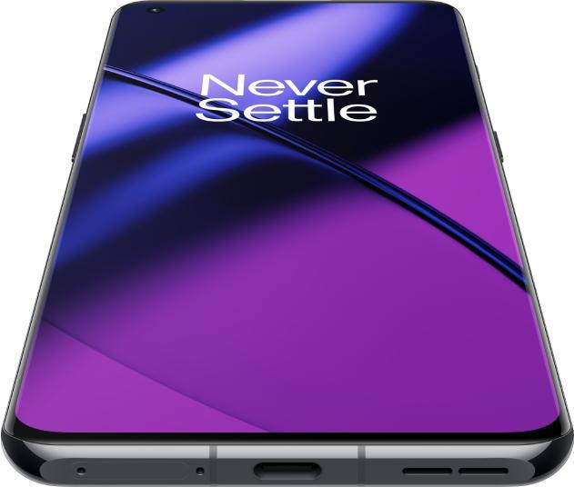 Actual product image OnePlus 11 (128 GB, Titan Black, 6.70", Hybrid Dual SIM + eSIM, 50 Mpx, 5G)