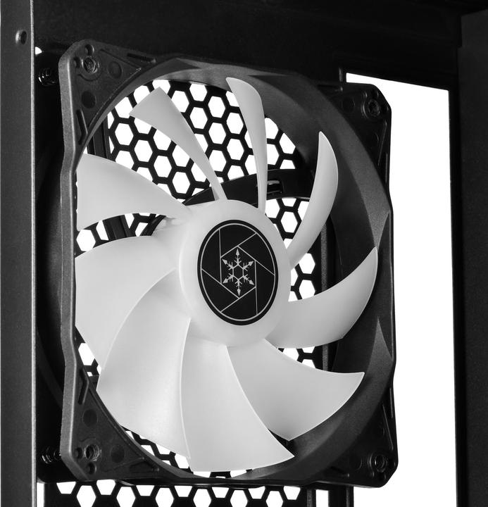 Actual product image Silverstone Fara H1M Pro Micro-ATX Case - Tempered Glass, ARGB (mATX, Mini-ITX, Mini-DTX)
