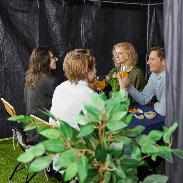 Immagine prodotto Relaxdays 3x parti laterali del gazebo (10 cm, 300 cm)