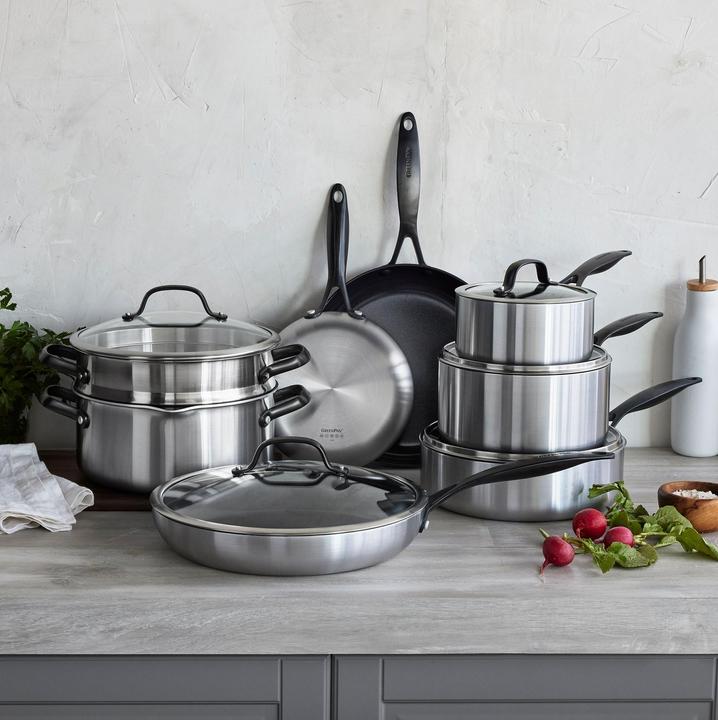 Immagine prodotto Greenpan Venezia Pro Noir (Casseruola con manico, Acciaio inossidabile)
