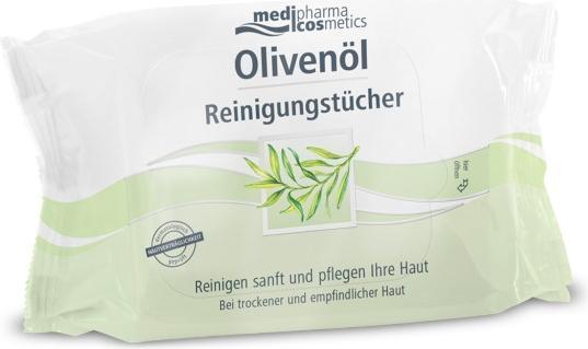 Actual product image Dr. Theiss Olive oil wipes, 25 pcs TUE
