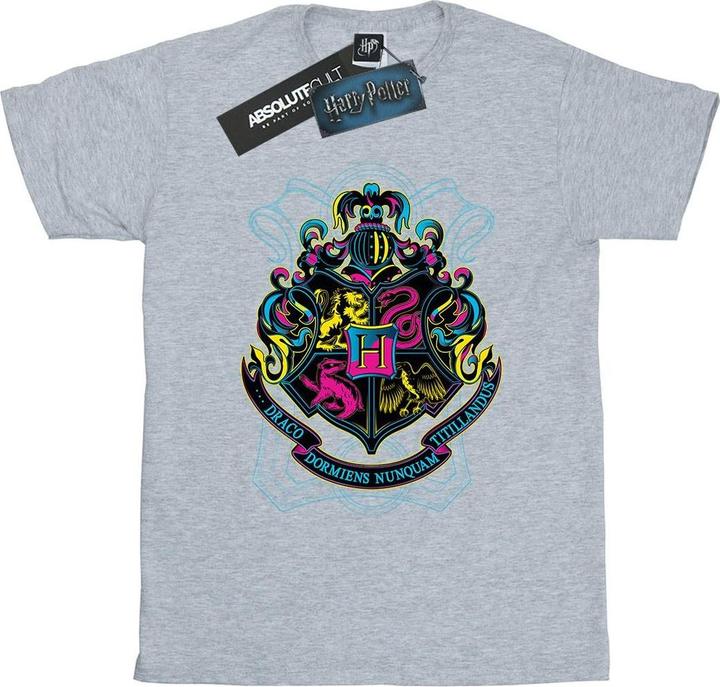 Produktbild Neon Hogwarts Crest TShirt Mädchen (152, 158)