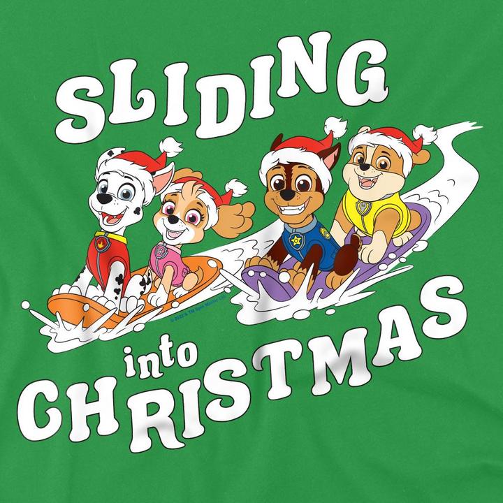 Produktbild Paw Patrol Sliding Into Christmas TShirt (4XL)