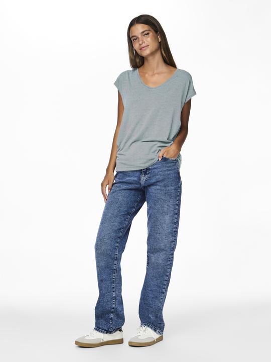 Actual product image Pieces Pcbillo Tee Lurex Stripes Noos Bc (M)