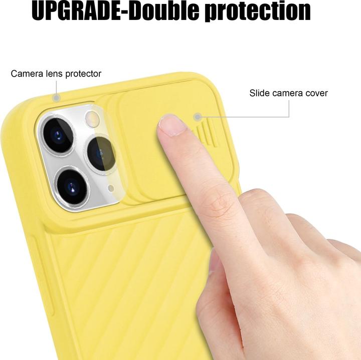 Immagine prodotto Cadorabo Cover in TPU con protezione della fotocamera (Apple iPhone 11 Pro Max)