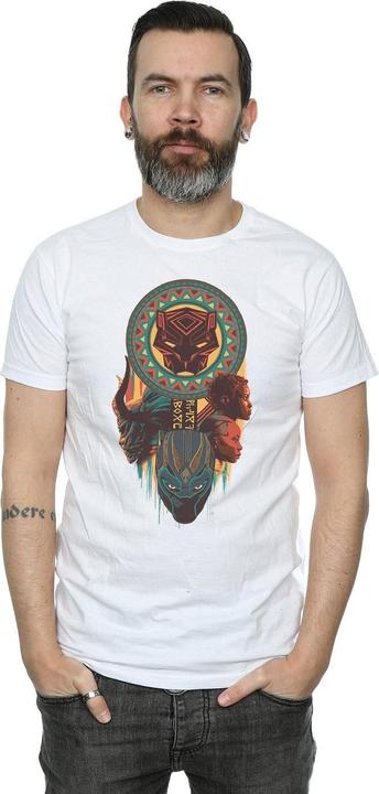 Actual product image Mens Black Panther Totem T-Shirt (XL)