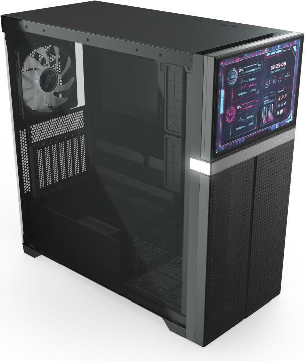 Valkyrie VK02 LCD Black (ITX, ATX, mATX, Mini-ITX)