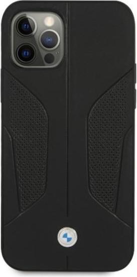 Produktbild BMW Etui BMHCP12LRSCSK iPhone 12 Pro Max 6,7" czarny/black hardcase Leather Perforate Sides (Apple iPhone 12 Pro Max)