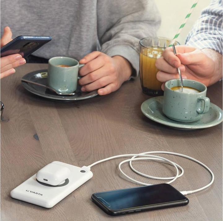 Image du produit Varta Banque de puissance sans fil + câble de recharge (15000 mAh, 20 W, 55.50 Wh)