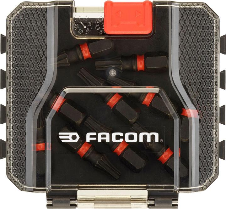 Produktbild Facom Sechskant, Phillips, Pozidriv, Torx Bitsatz schlagfest, 50teilig, Länge 25 mm, 63 mm (25mm)